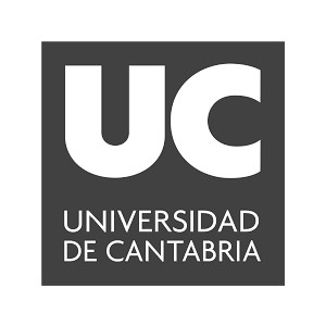 Logo Universidad de Cantabria blanco y negro